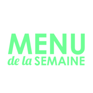 Menu de la semaine Agence de communication digitale so conseils en Lozère