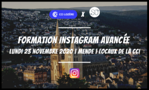 Formation Instagram agence de communicationSO Conseil CCI Lozère Mende Création gestion page Instagram agence de communication web marketing Lozère SO Conseils
