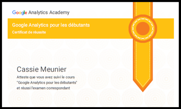 Google Analytics certification So Conseils